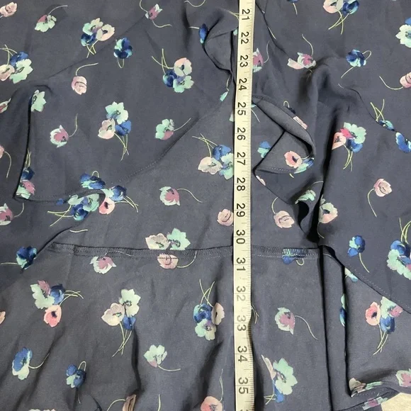 Gap Floral Ruffle Wrap Midi Skirt - Picture 6 of 10